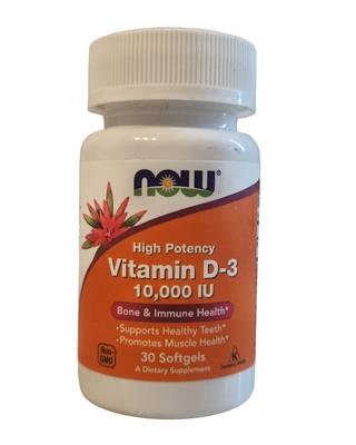 NOW High Potency Vitamin D-3 (10,000 IU)